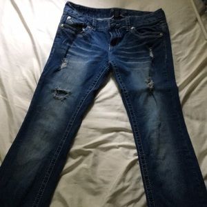Ripped Bell Bottom jeans